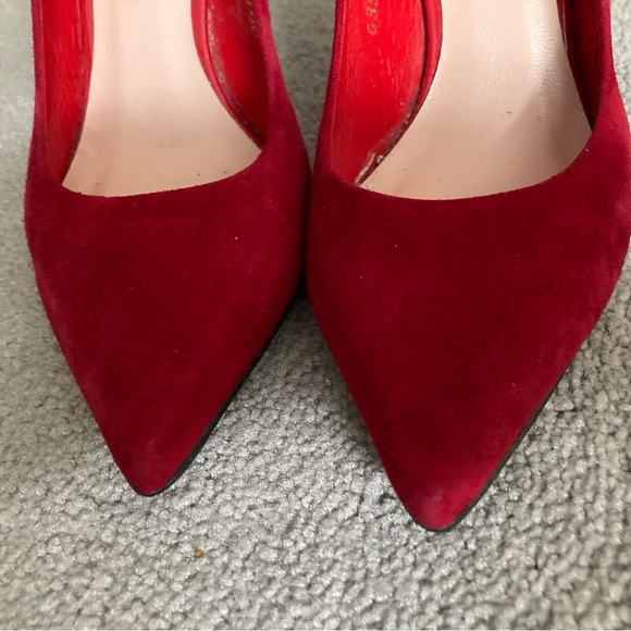 COPY - Red suede stilettos - Picture 7 of 8